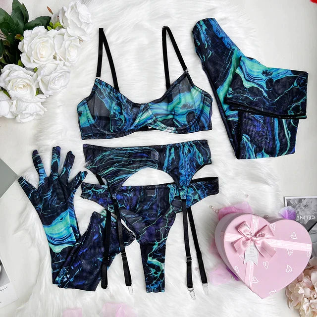 Serena™ | Ensemble de lingerie Élégant en Lin