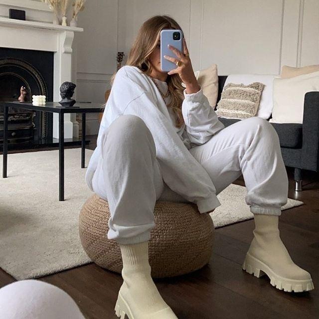 Bottines Longueur Cheville Deux Tons Pour Femme