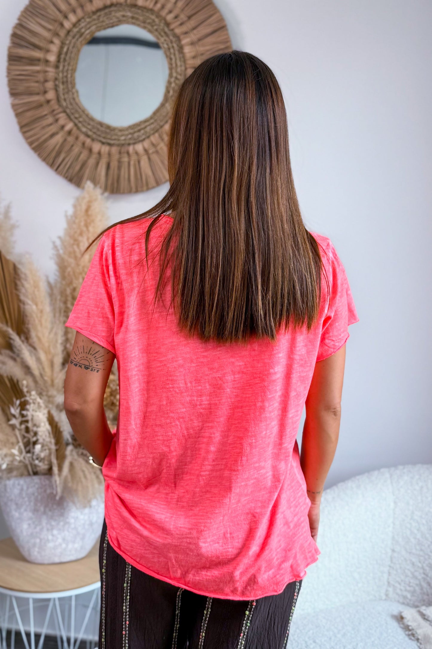 T-Shirt Sarty Corail Fluo