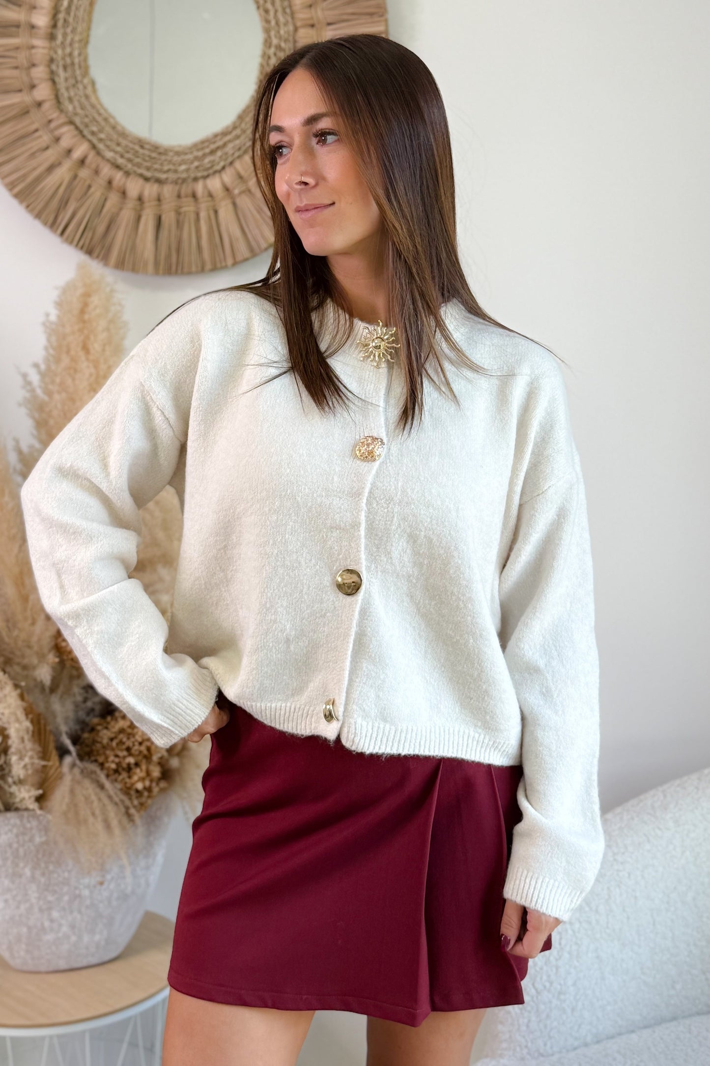 Gilet Rita Ecru