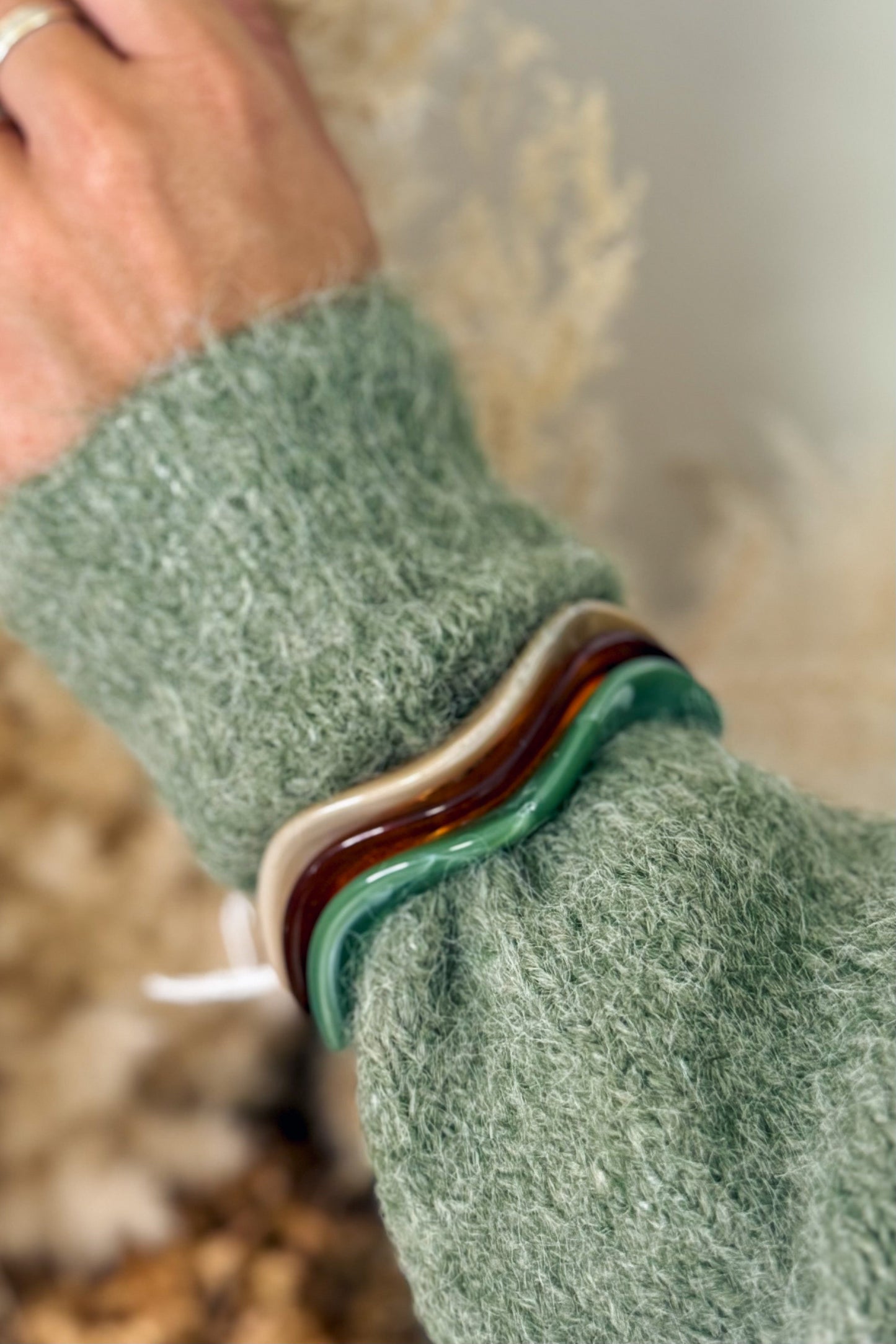 Bracelet Vague Ambre