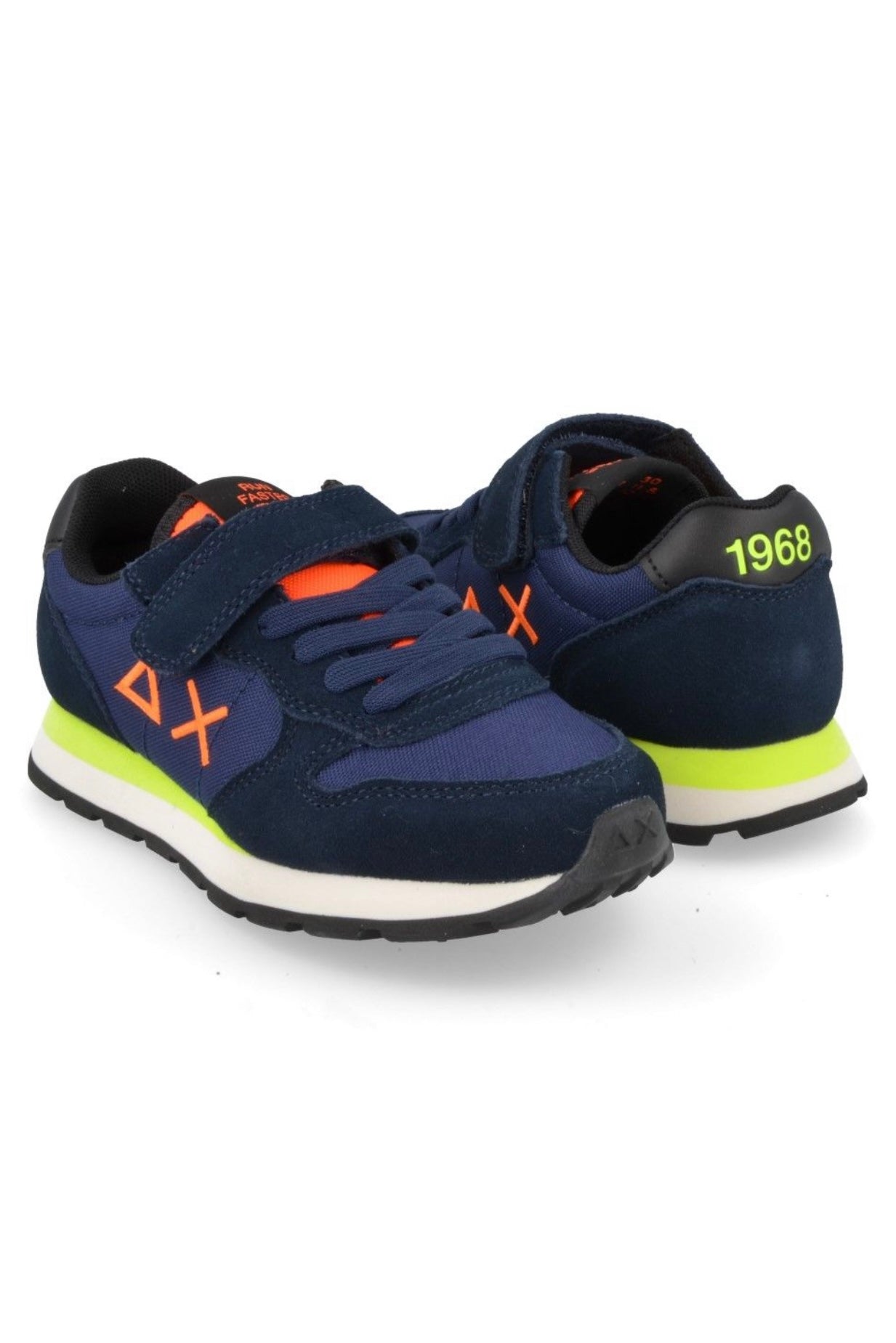 SUN 68 Tom Fluo (30-34) Bleu Marine