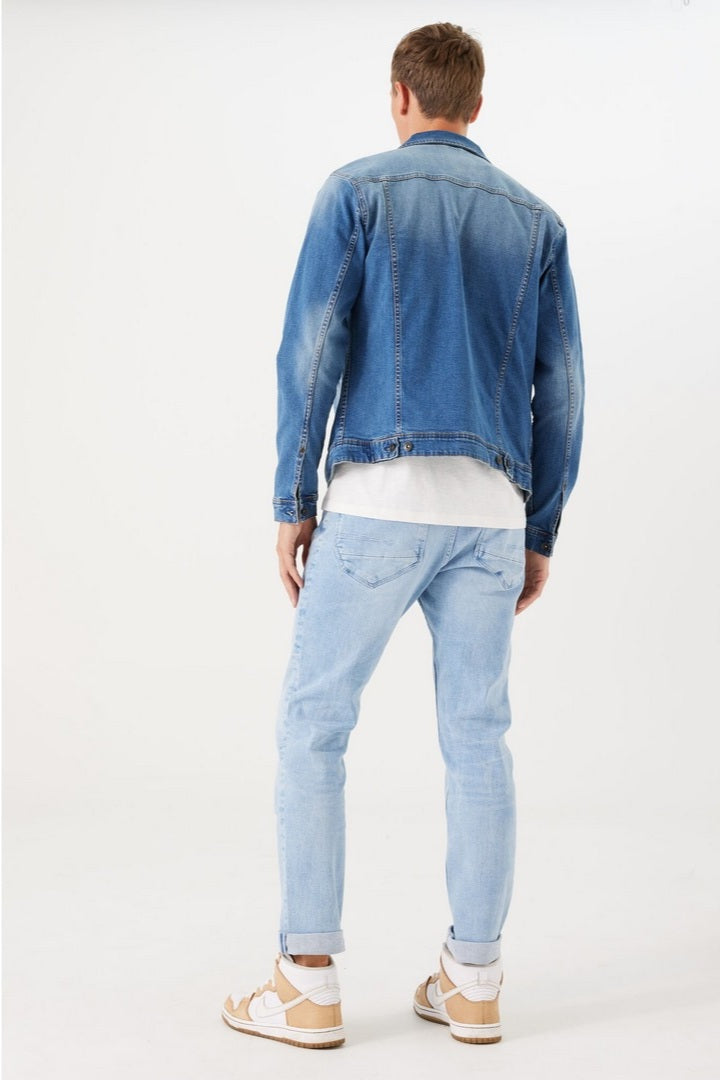 Veste en Jeans Raou Bleu Moyen