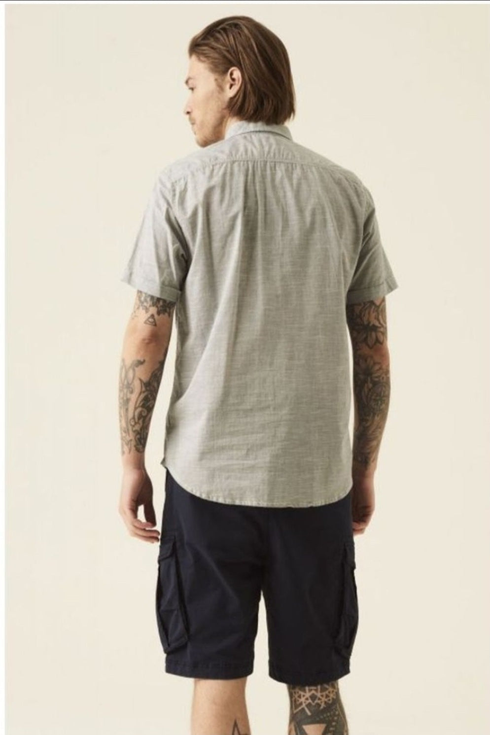 Chemise Timo Bleu Marine Manches Courtes