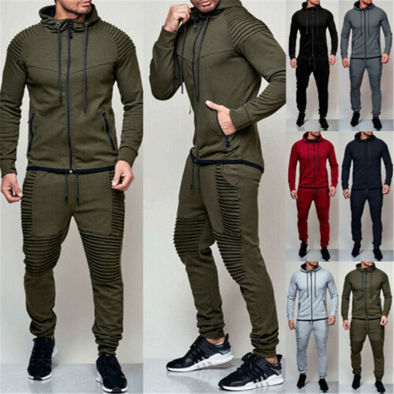 Ensemble à capuche et pantalon de jogging tendance pour hommes