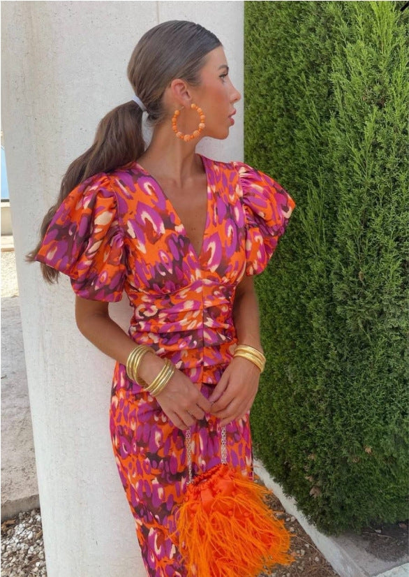 Élodie | Robe Maxi Colorée