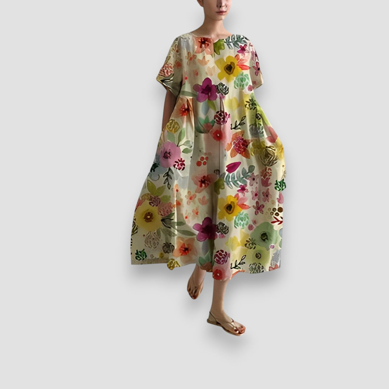 Romine | Robe fleurie