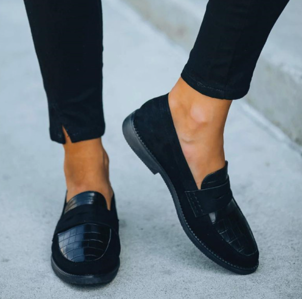 Chaussures en Cuir Sophistiquées pour Hommes avec Bordures en Daim