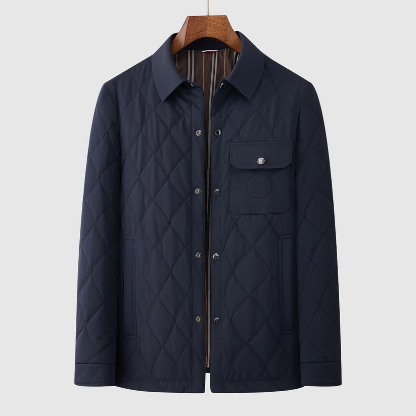 Veste chic matelassée surpiquée