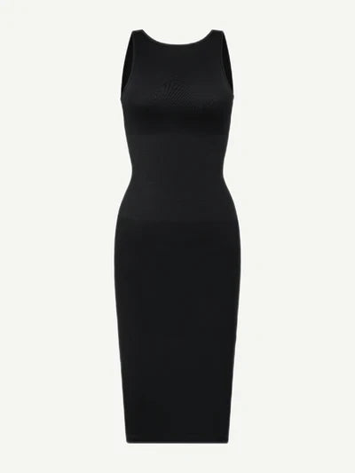 Allure® – Robe Sculptante à Manches Courtes, Effet Seconde Peau