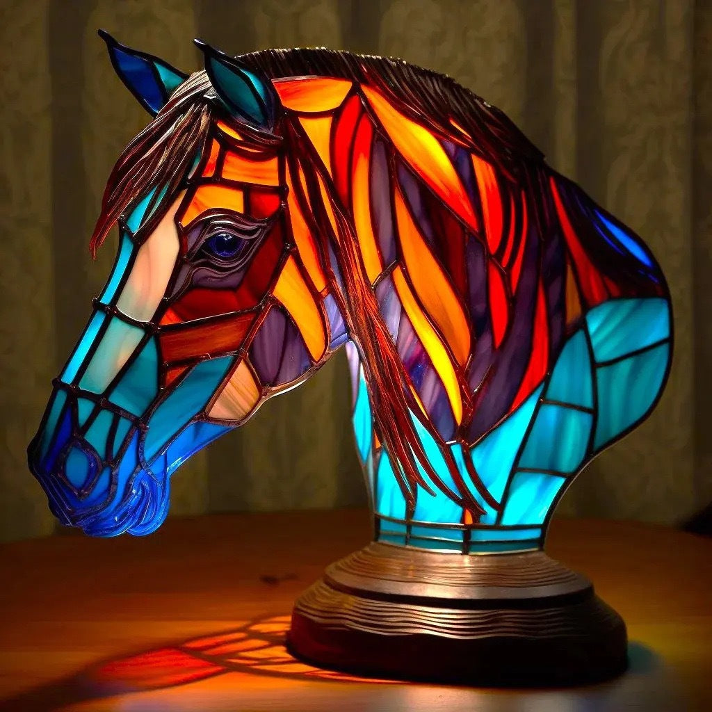 Amber - Lampe En Verre Multicolore
