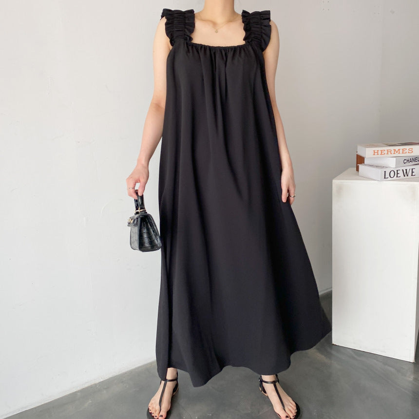Robe tendance imprimée et fendue