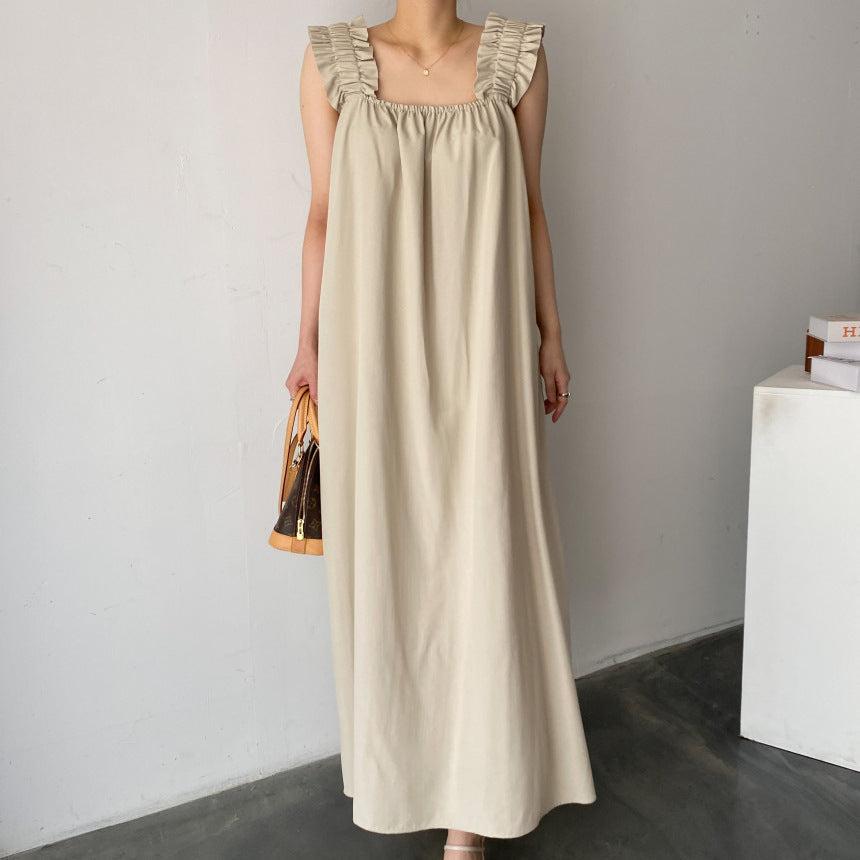 Robe tendance imprimée et fendue