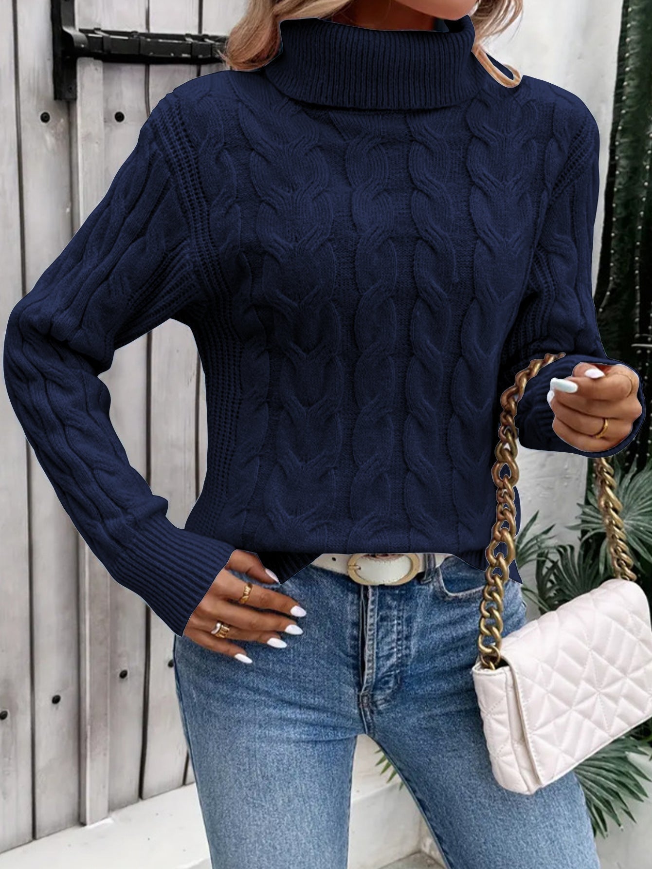 Anna™ | Pull Tricot Col Rond Élégant