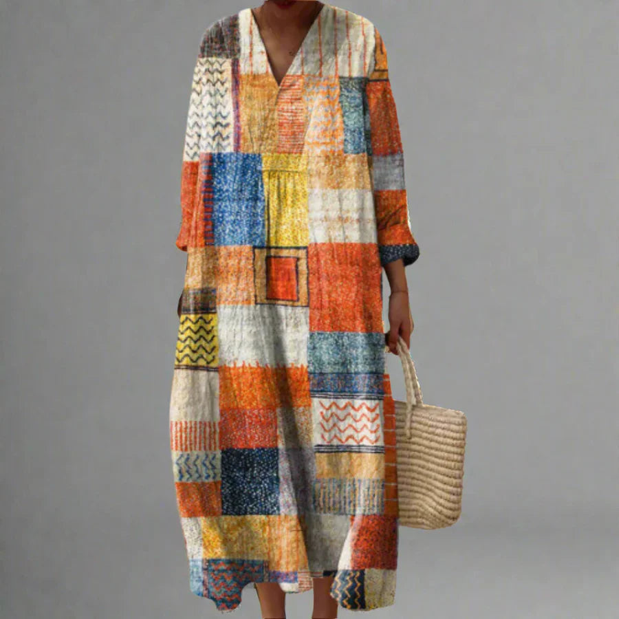 Galatea™ - Robe Géométrique Élégante au Design Moderne et Unique