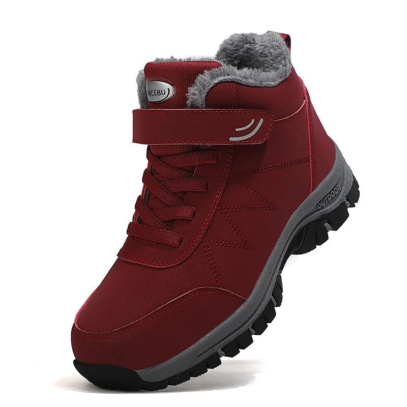 Bottes d'hiver chaudes pour femmes élégantes, confortables et fiables