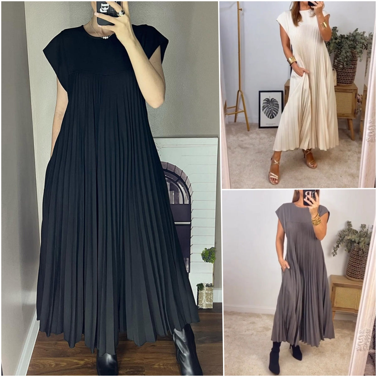 Valérie™ | Robe Plissée Élégante