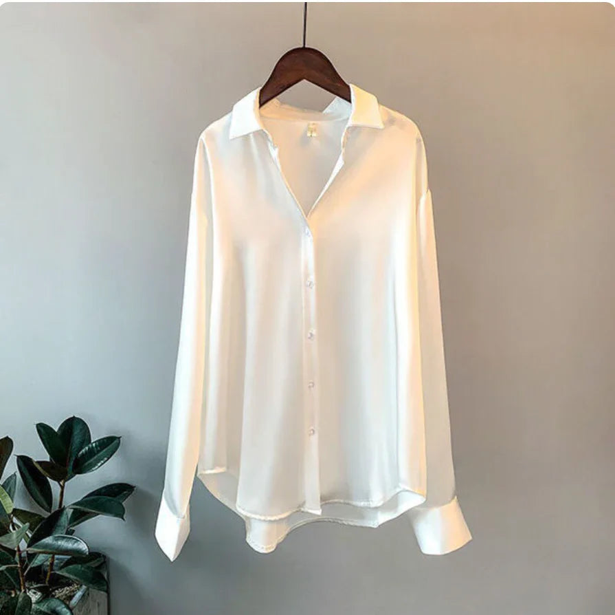 Satine™ | Chemise Femme en Satin