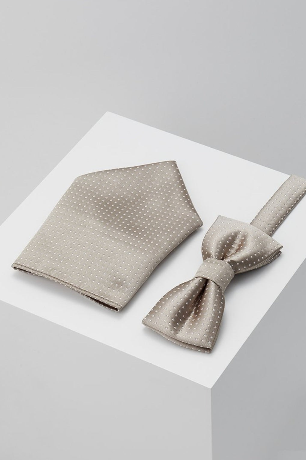 Set Noeud Papillon et Mouchoir ONSSCOTT Gris