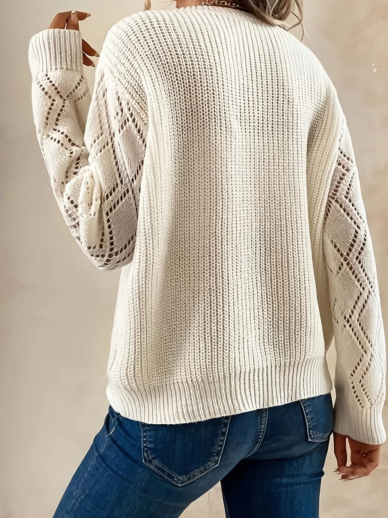 Elvira | Pull Chic avec Détails en Dentelle