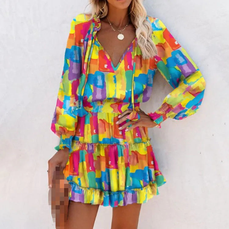 Frais et féminin Robe