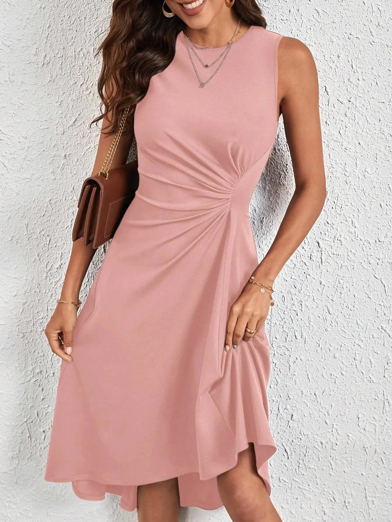 Frais et féminin Robe