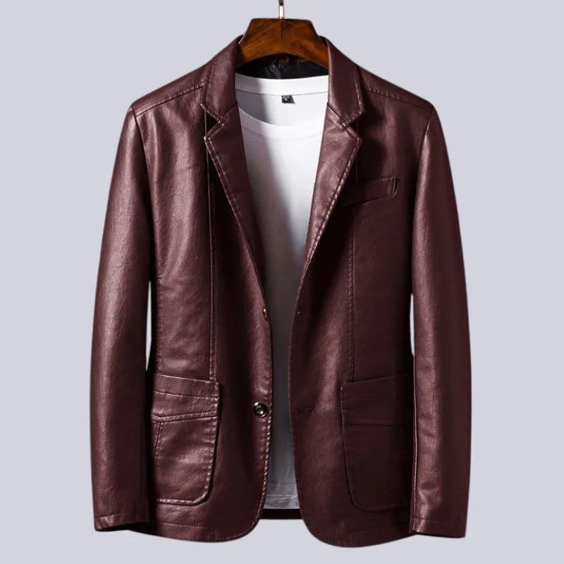 Jordy™ | Veste en Cuir Élégante