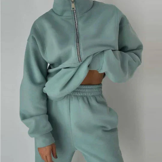 Ensemble Décontracté Pull Ample et Pantalon Confortable