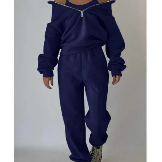 Ensemble Décontracté Pull Ample et Pantalon Confortable