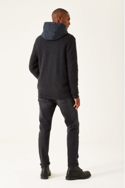 Gilet à capuche Damian Bleu Marine