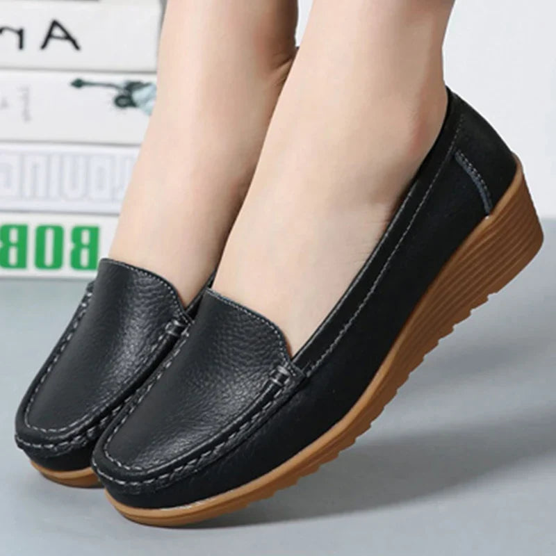 Sophie Paris® I Chaussures de Bureau Confortables avec Semelle Compensée