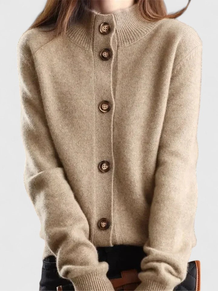Cardigan en maille classique à boutons