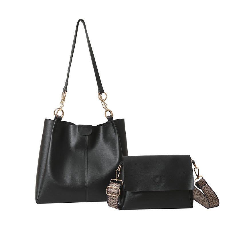 Ensemble sacs en cuir grainé