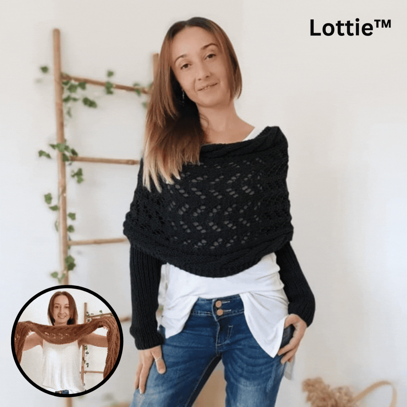 Écharpe légère confortable à couches élégantes