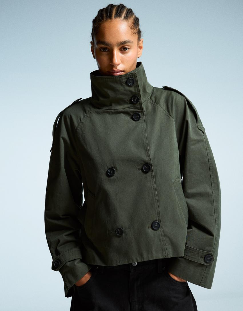 Trench-coat classique léger d'automne