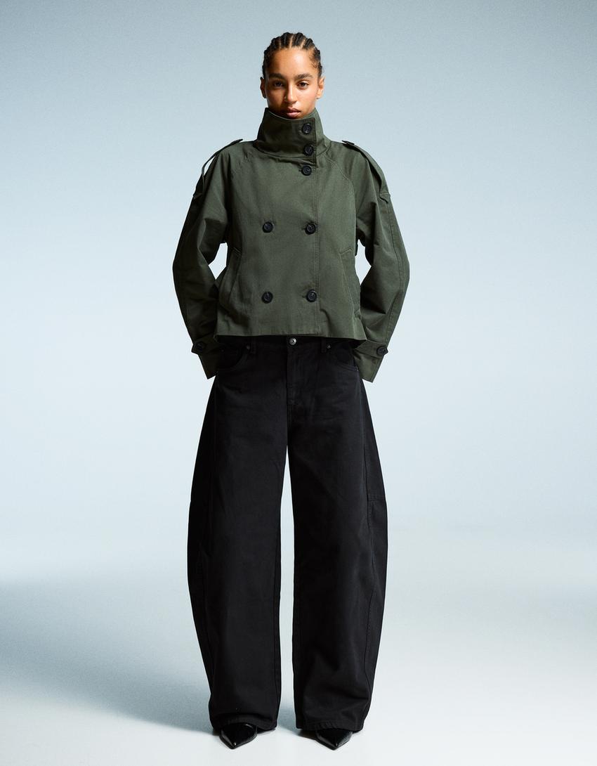Trench-coat classique léger d'automne