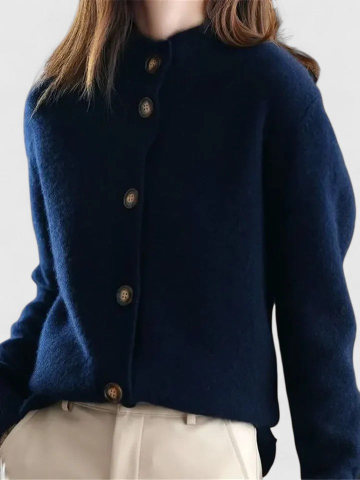 Cardigan en maille classique à boutons