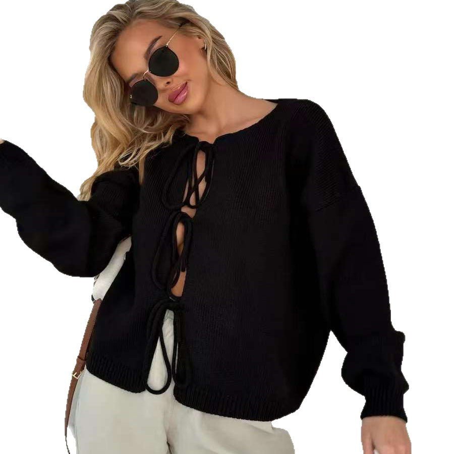 Chic Cardigan Court Lacé