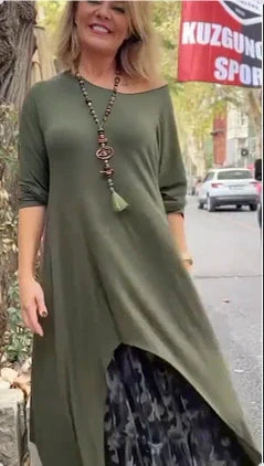 Grace™ | Robe Élégante à Ourlet Irrégulier