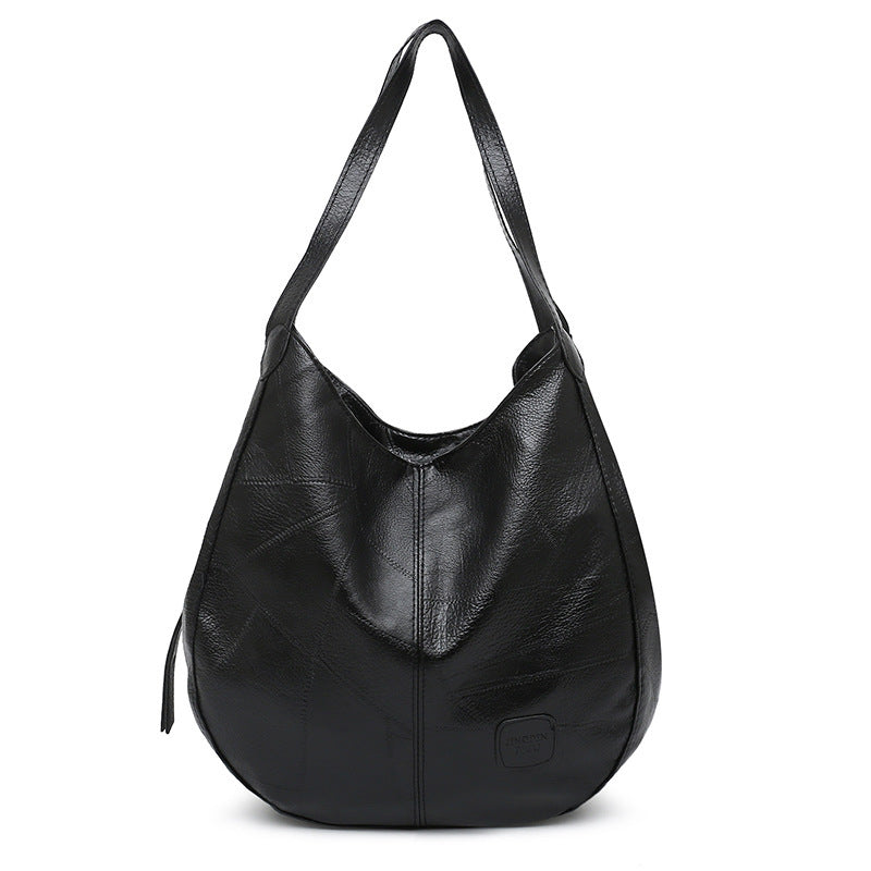 Sac fourre tout en cuir vieilli