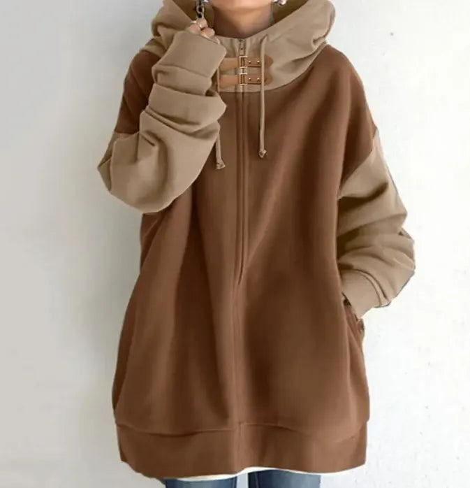Fleur Rousse | Pull bicolore confortable et élégant