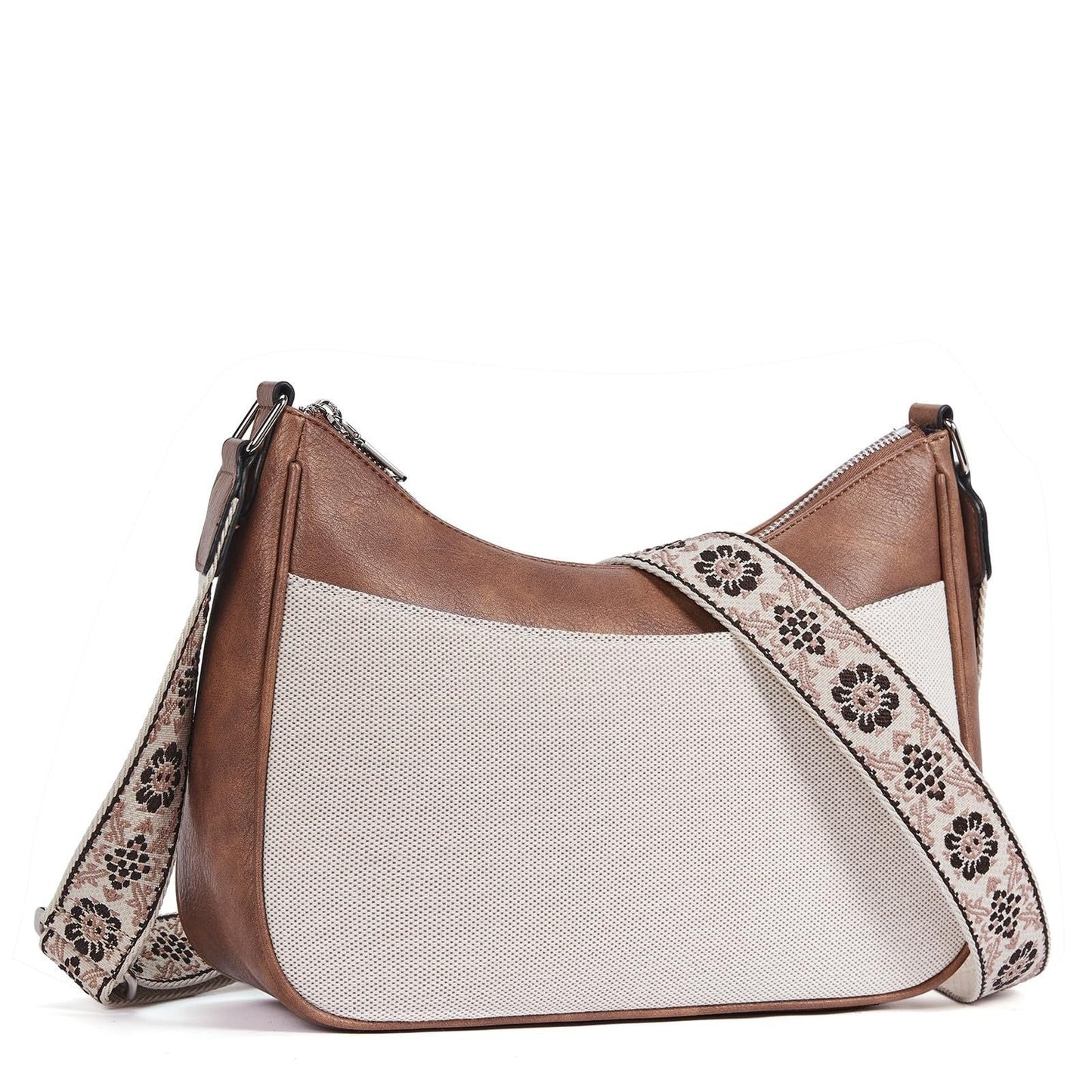 Sac à bandoulière à motifs en cuir