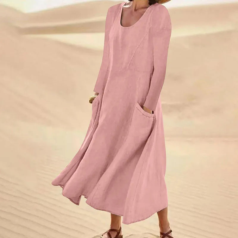 Donin™ | Robe Longue En Lin