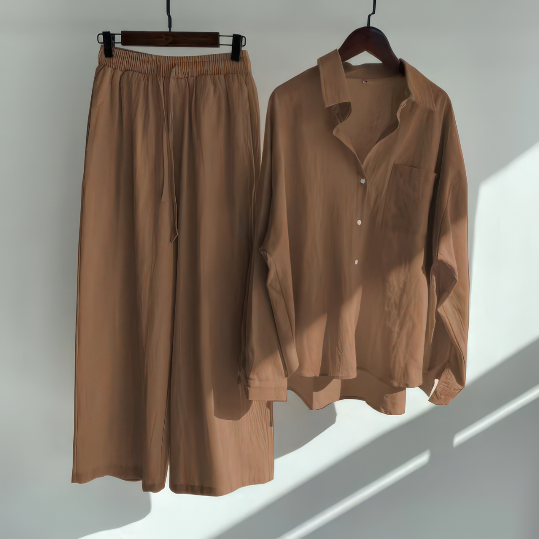Ensemble 2 pièces en lin | Chemise & Pantalon