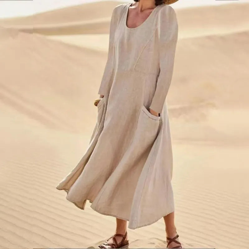 Donin™ | Robe Longue En Lin