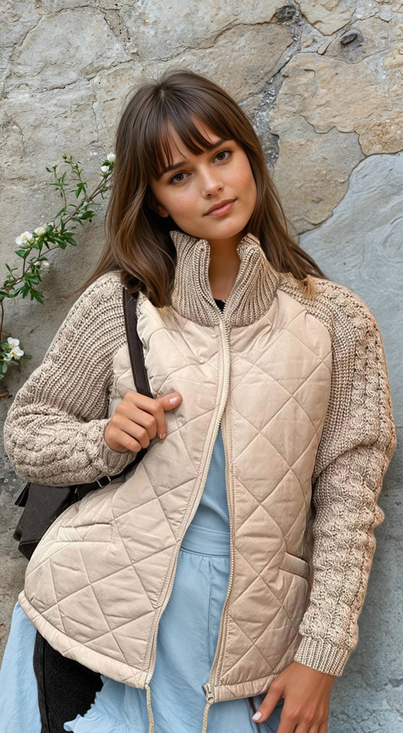 Cardigan en maille douillet d'automne