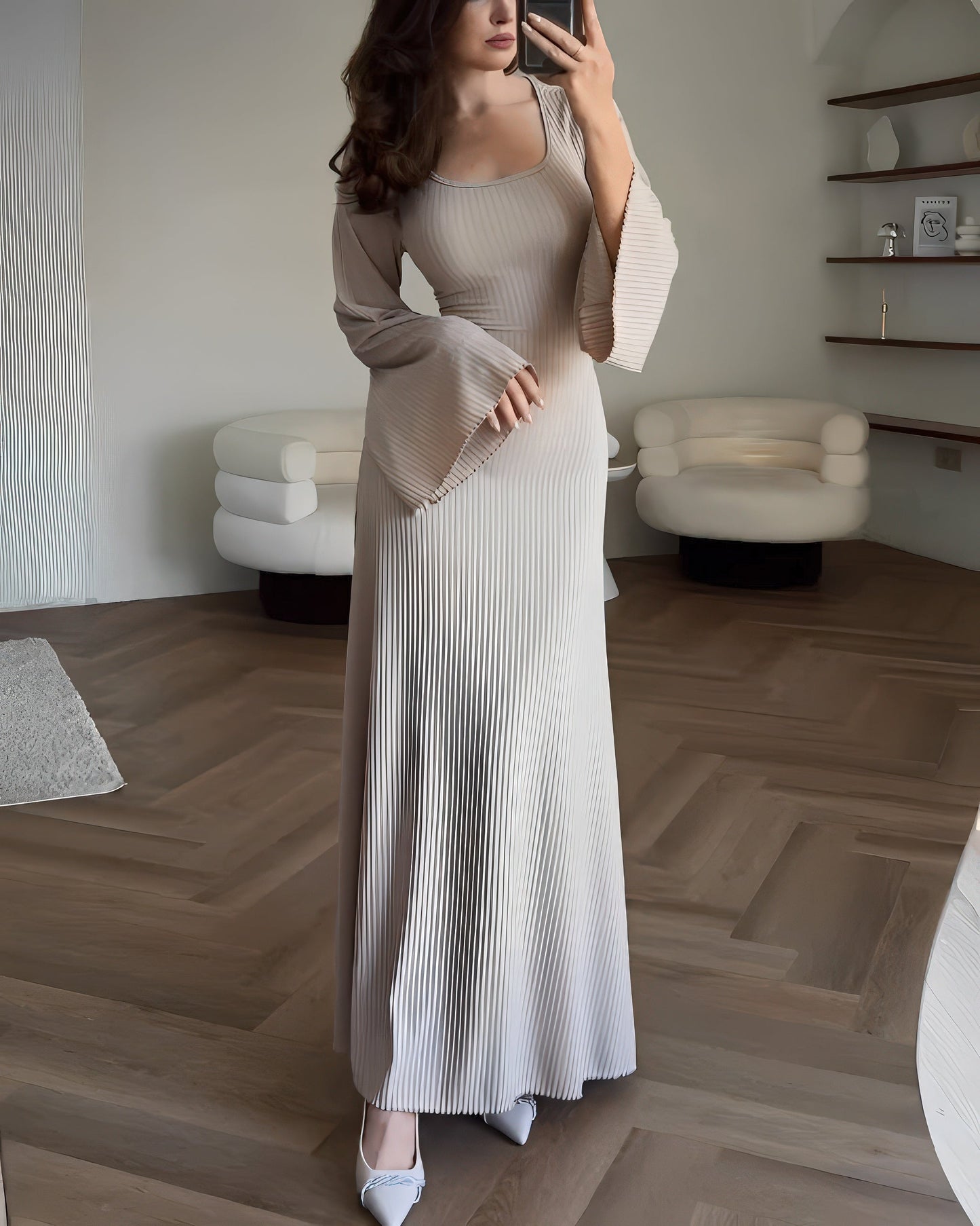 SOFIA™ | Robe Maxi Tricotée Élégante