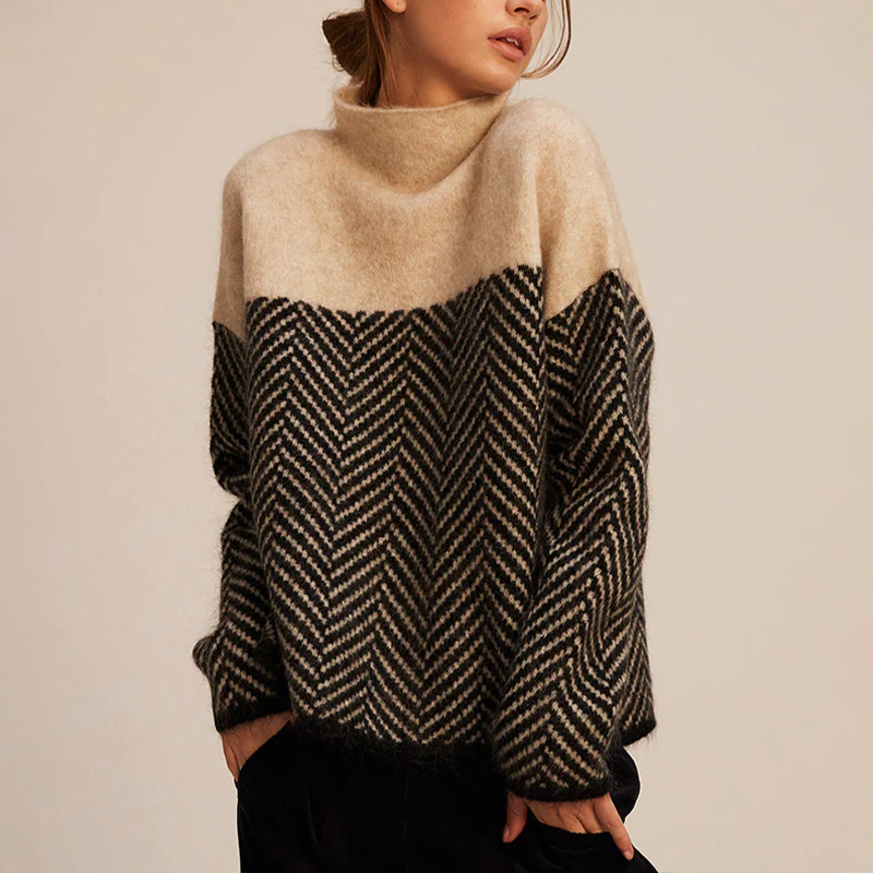 Seraphina™ | Pull Roulé Élégant et Confortable