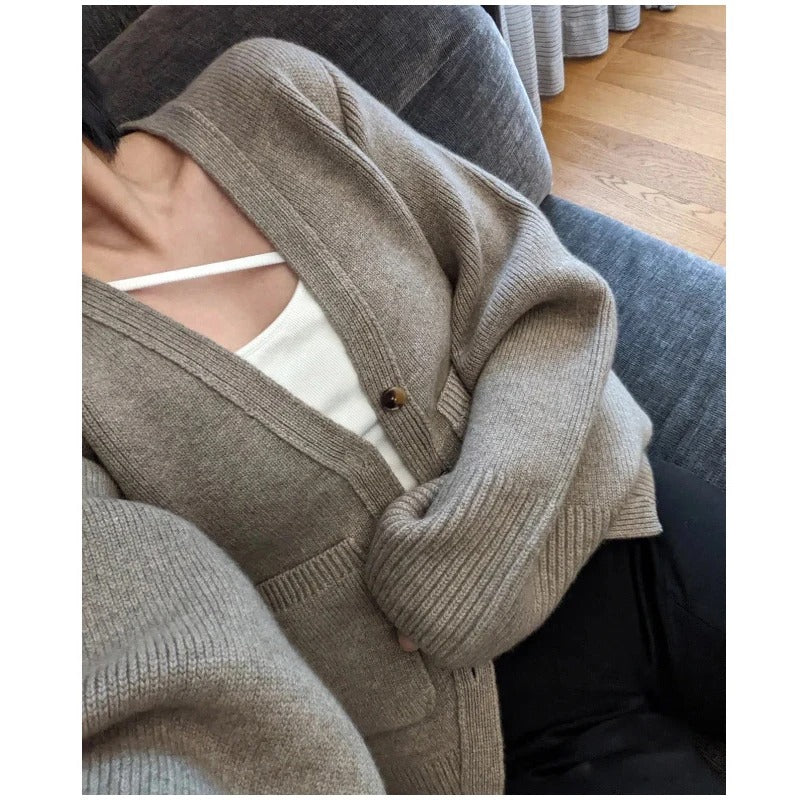 Veste en tricot classique et confortable pour femmes