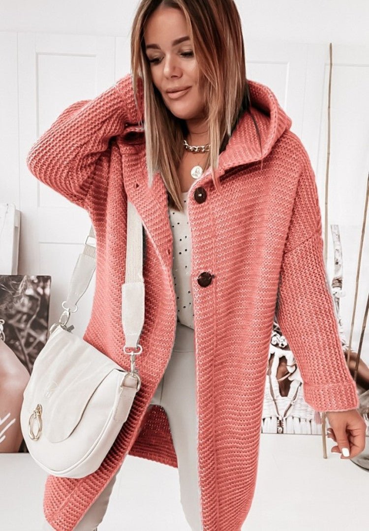 Cardigan en grosse maille confortable